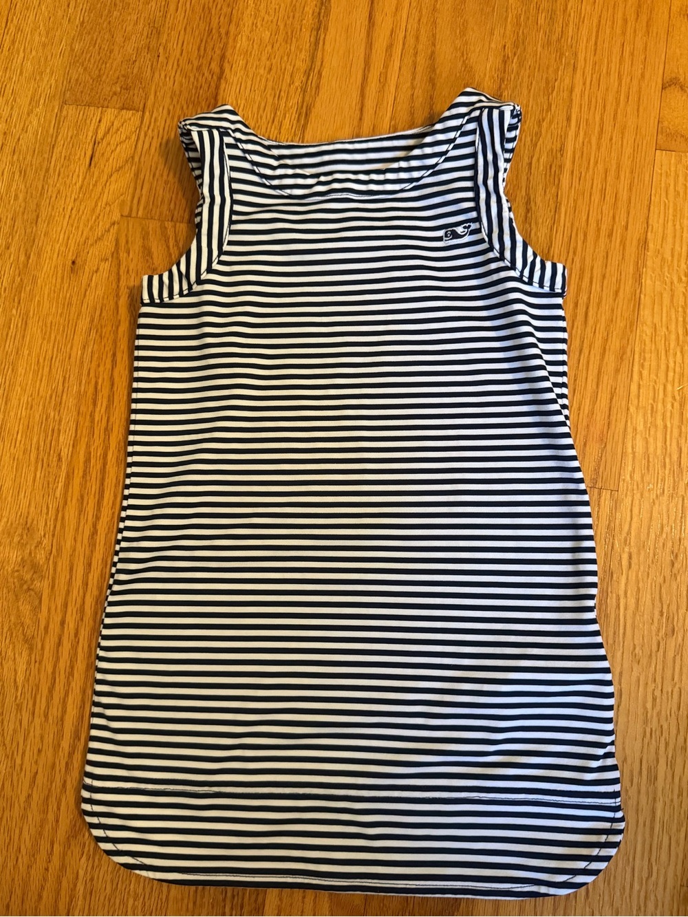 Vineyard Vines Navy & White Striped Tank Bathing Suit Cover Up